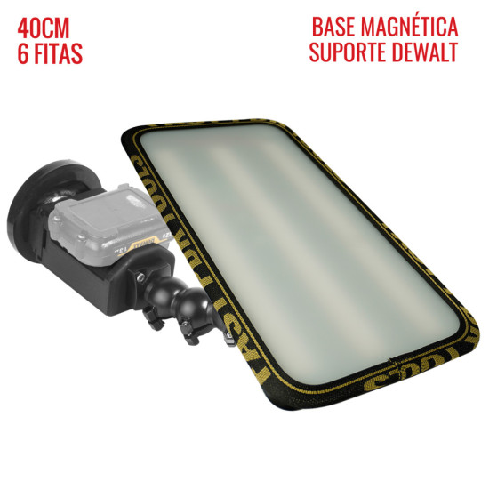Nueva Luminaria Street PRO Light con soporte para batería Dewalt de 12V. Nueva Luminaria Street PRO Light con soporte para batería Dewalt de 12V.