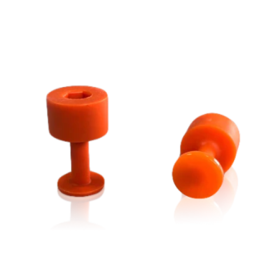  Ventosa Laka redonda laranja 12 mm S