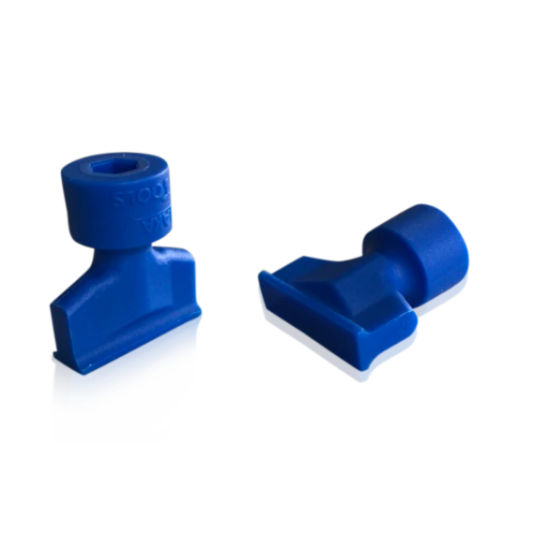 Ventosa Laka rectangular azul - 20 x 6