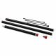 Hail King Rod 4.0 - Herramienta PDR de Fibra de Carbono 2,5 m Ø38 mm con punta tipo cola de pez – Sistema de rosca [versión 4.0]