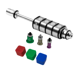 Kit de Martillo de Inercia para Pegamento Frío, 3 Ventosas de Aluminio y 3 Colas Frias pequenas