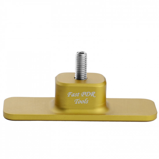 Ventosa de aluminio para pegamento frío - 75mm - Larga - Dourada Ventosa de aluminio para pegamento frío - 75mm - Larga - Dourada