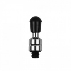 Punta roscada de metal T12B de 6mm con funda negra Punta roscada de metal T12B de 6mm con funda negra