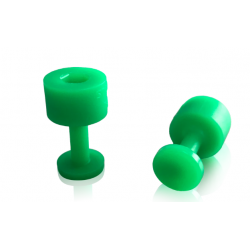 Ventosa Laka redonda verde - 10 mm