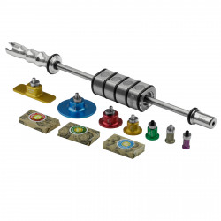 Kit Cola Fria - Repuxadeira Magnética, Ventosas de Alumínio e Colas Kit Cola Fria - Repuxadeira Magnética, Ventosas de Alumínio e Colas