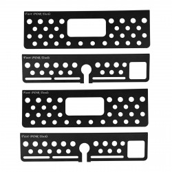 Conjunto de 4 Aletas Estuche Carrito