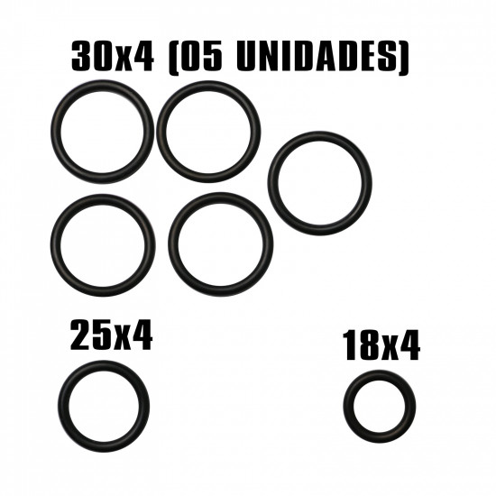 Kit O'rings para Repuxadeira Magnética Kit O'rings para Repuxadeira Magnética