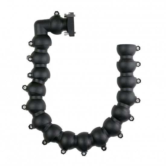 Brazo flexible Fast con 18 segmentos y codo con ajuste (incluye  un Adaptador de fijación)