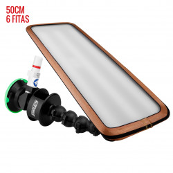 Luminária Hail PRO Light 2.0 (50 cm) 6 fitas com ventosa americana e suporte de bateria Luminária Hail PRO Light 2.0 (50 cm) 6 fitas com ventosa americana e suporte de bateria
