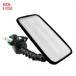 Lámpara con caja plástica Street PRO Light (40 cm) de 6 cintas con ventosa americana, batería y 18 gomos con regulación Lámpara con caja plástica Street PRO Light (40 cm) de 6 cintas con ventosa americana, batería y 18 gomos con regulación