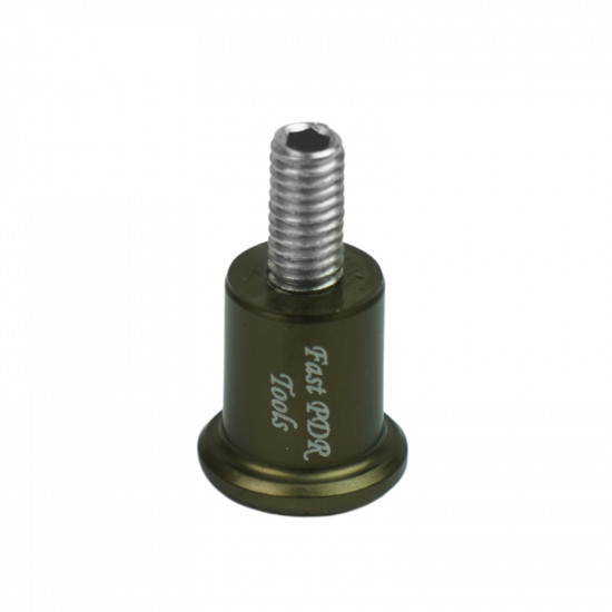 Ventosa de aluminio para pegamento  frío - 16mm - Bronce