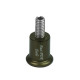 Ventosa de aluminio para pegamento  frío - 16mm - Bronce