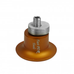 Ventosa de aluminio para cola fría - 30 mm - Dorada