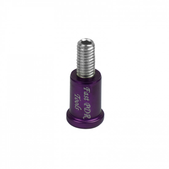 Ventosa de aluminio para pegamento frío - 12mm - Lila