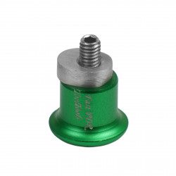 Ventosa de alumínio para cola fria - 22mm - Verde Ventosa de alumínio para cola fria - 22mm - Verde