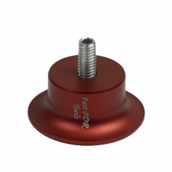 Ventosa de alumínio para cola fria - 38mm - Vermelha