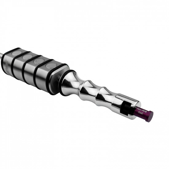 Ventosa de aluminio para pegamento frío - 12mm - Lila