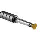 Ventosa de aluminio para pegamento frío - 30 mm - Dorada Ventosa de aluminio para pegamento frío - 30 mm - Dorada