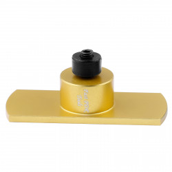 Ventosa de alumínio para cola fria - 75mm - Larga - Dourada