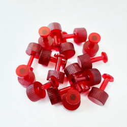 Kit 10 Ventosas HD redonda vermelha - 9mm Kit 10 Ventosas HD redonda vermelha - 9mm