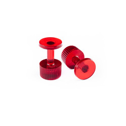 Kit 10 Ventosas HD redonda vermelha - 13mm