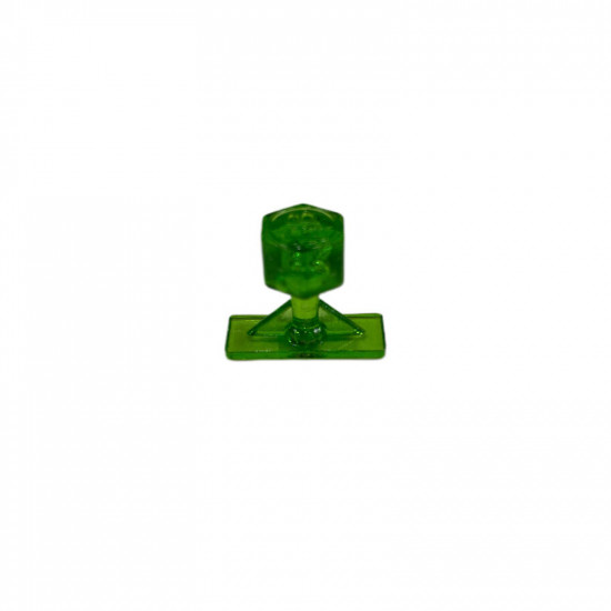 Kit con 10 Ventosas Hulk rectangulares verdes - 8x25 mm