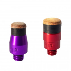 Juego de 2 puntas en cuero intercambiables con rosca