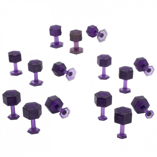 Kit de 15 Ventosas Keco Hexagonales - Variadas