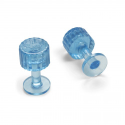 Kit com 10 Ventosas KecoTabs Redondo color Hielo 11mm Kit com 10 Ventosas KecoTabs Redondo color Hielo 11mm