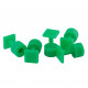 Kit 05 ventosas Laka cuadrada 12 mm verde Kit 05 ventosas Laka cuadrada 12 mm verde