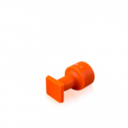 Ventosa Laka quadrada lisa naranja - 10 mm Ventosa Laka quadrada lisa naranja - 10 mm