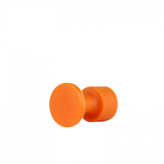 Ventosa Laka redonda lisa laranja - 15 mm