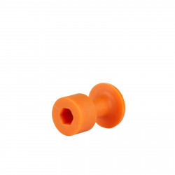 Ventosa Laka redonda lisa laranja - 15 mm Ventosa Laka redonda lisa laranja - 15 mm