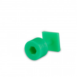 Ventosa Laka cuadrada verde - 12 mm Ventosa Laka cuadrada verde - 12 mm