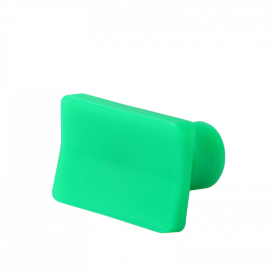 Ventosa Laka rectangular verde 20x16 mm