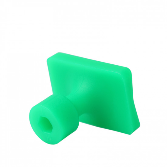 Ventosa Laka rectangular verde 20x16 mm