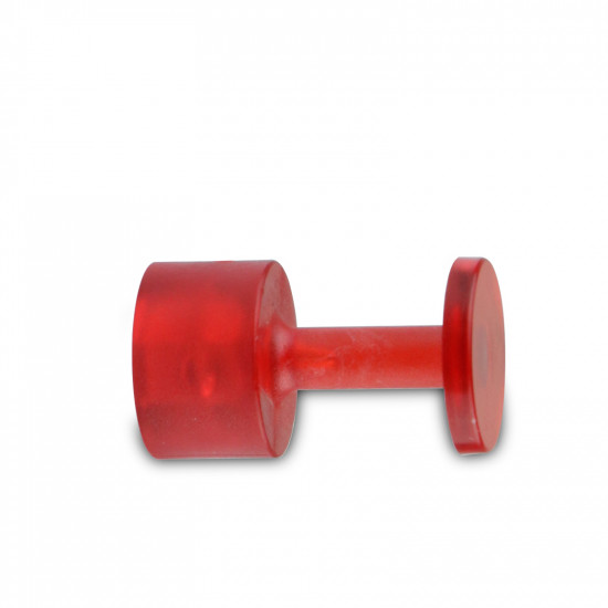 Ventosa Laka redonda lisa vermelha - 10 mm Ventosa Laka redonda lisa vermelha - 10 mm
