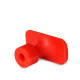 Ventosa Laka rectangular roja 16x32 mm