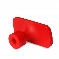 Ventosa Laka rectangular roja 19x40 mm