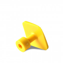 Ventosa Laka cuadrada amarilla - 27 mm Ventosa Laka cuadrada amarilla - 27 mm