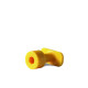 Ventosa Laka rectangular amarilla - 10x20 mm
