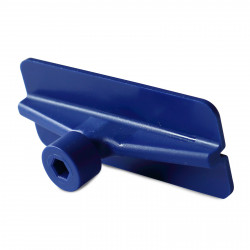 Ventosa Laka vinco rectangular azul - 64 mm