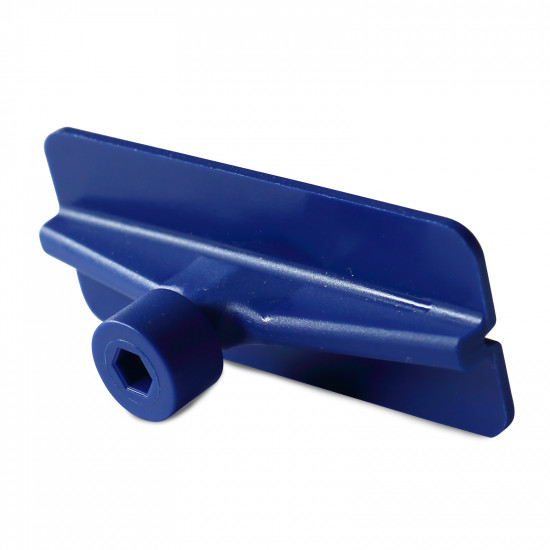 Ventosa Laka vinco rectangular azul - 64 mm